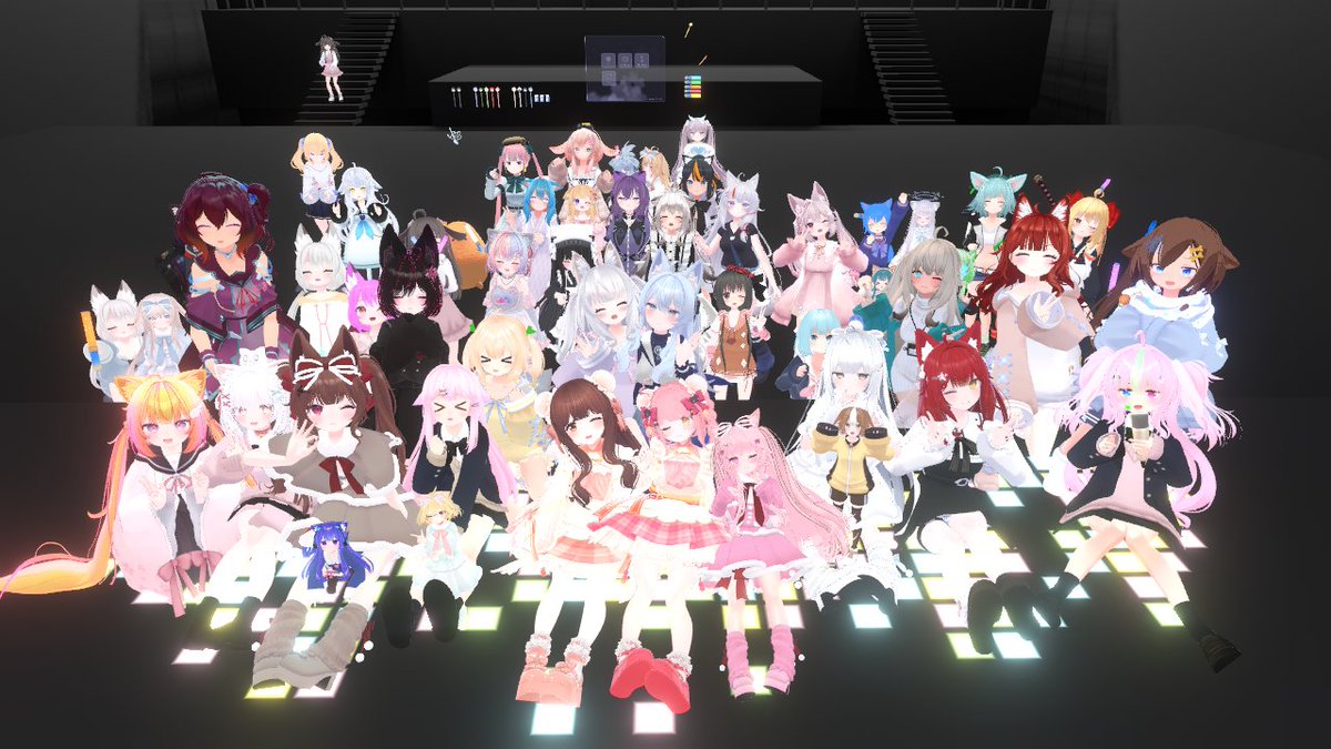 VRneko3mai's tweet photo. 【　#ColorfulParty #からぱり からぱりふぇす　】より5
一応〆の集合写真より(=^‥^=)ゞ－☆
楽しいイベント(=^‥^=)ゞ－☆ありがとね～♪ https://t.co/0JIdqrkUmu