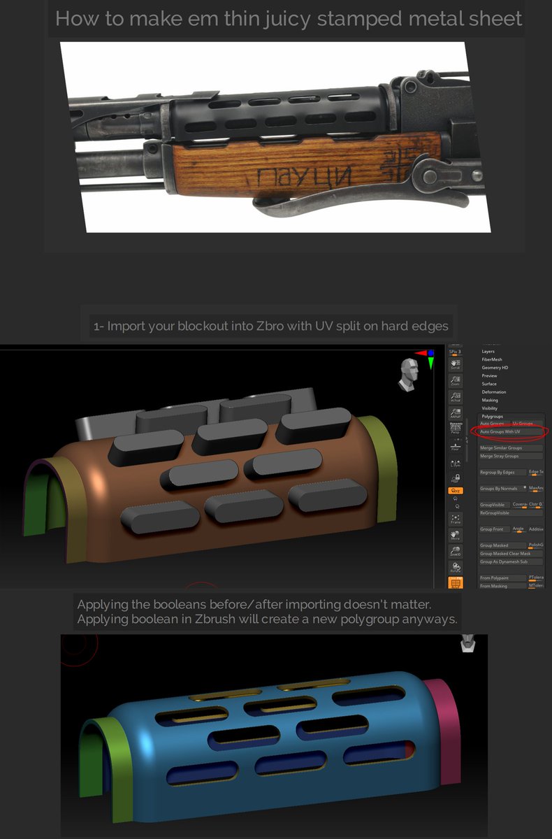 SimonMczt's tweet photo. 1/4: 
here are some more tips:
#gameart #Texturing #SubstancePainter #zbrush https://t.co/bmsL15qehm