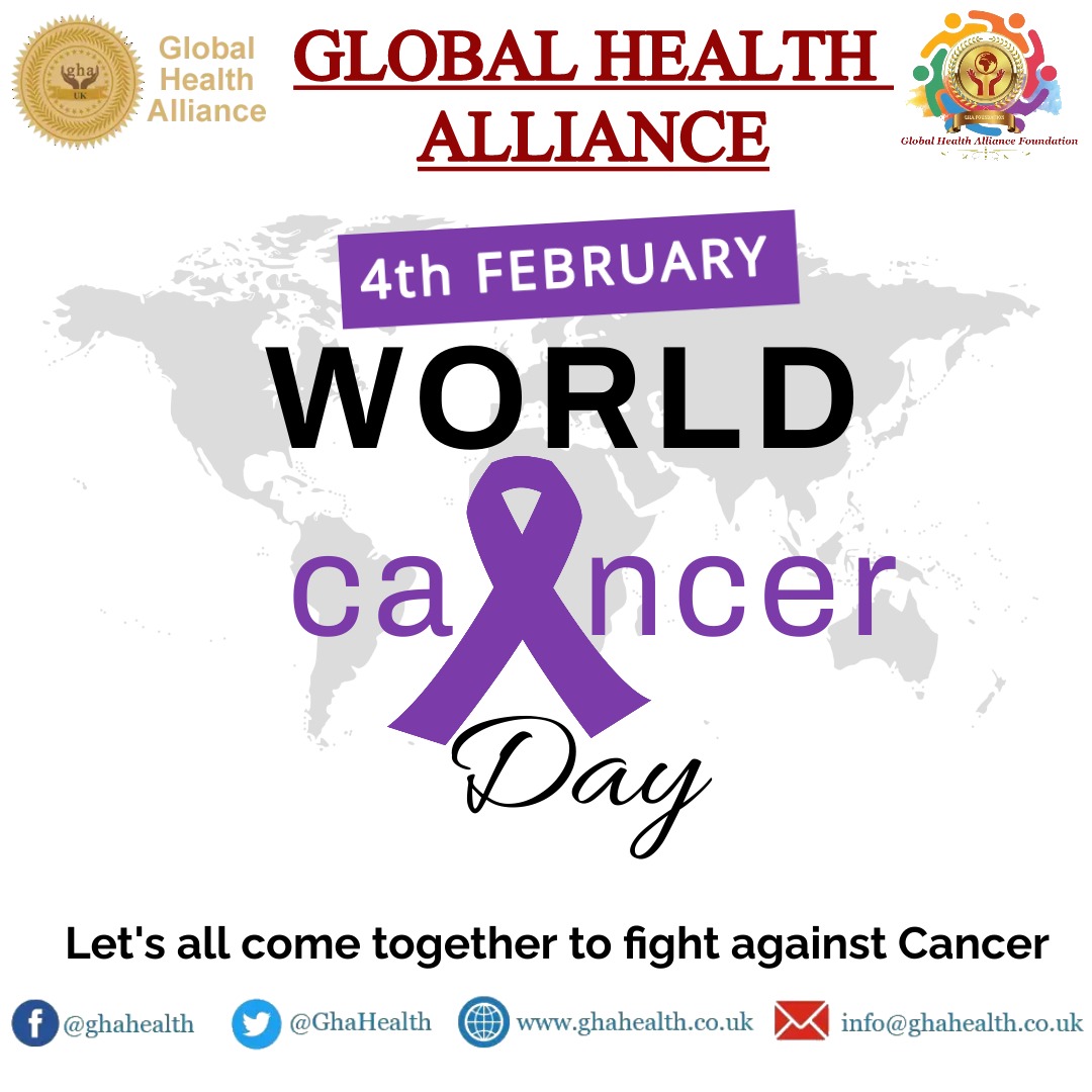 World Cancer Day. Let's support and raise awareness together to prevent and fight against cancer! #WorldCancerDay2024 #WorldCancerDay #cancer #cancerday #cancerawarenss #cancerresearch #worldcancerday2023 #health #support #survivor #fightagainstcancer #GHAFoundation