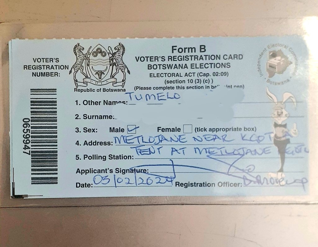 tru_melo's tweet photo. Ke emetse October hela jaanong! 🙌🏽
#FlexYourCard
#RegisterToVote https://t.co/hxF9lUA4oT