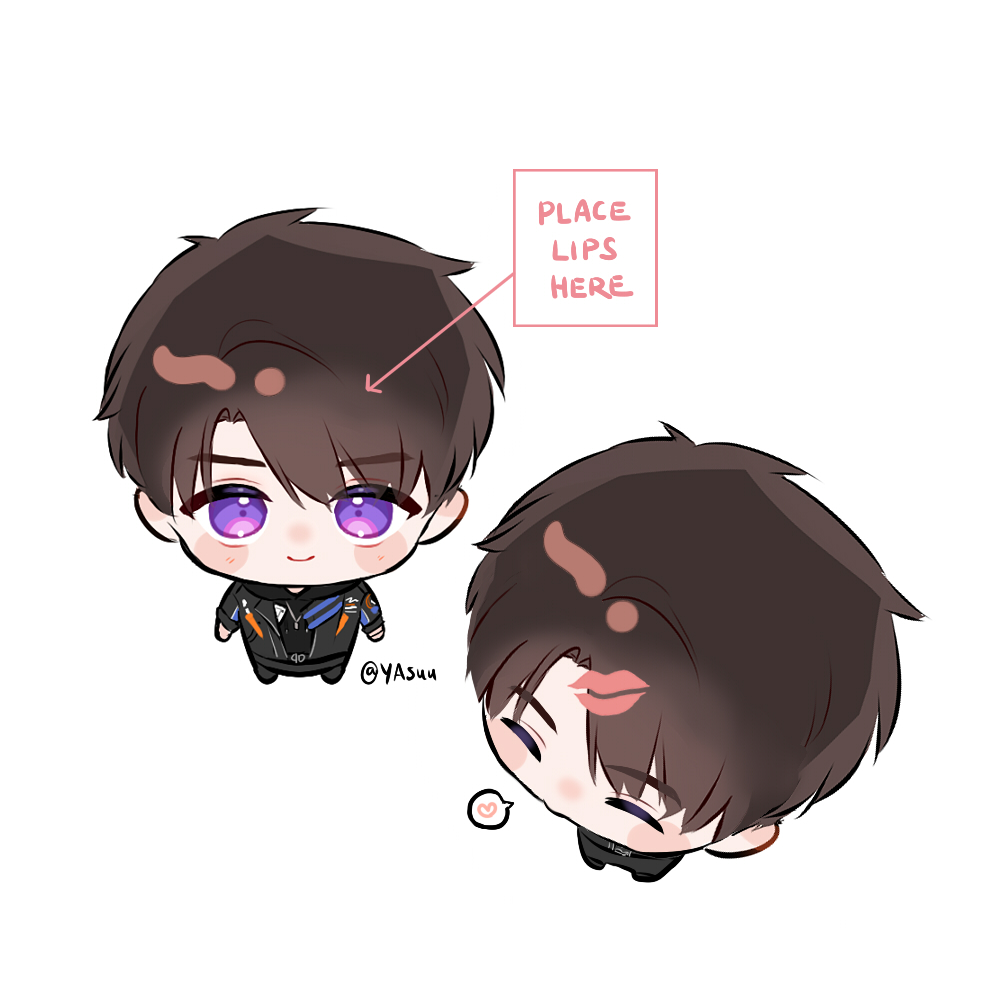 #LoveandDeepspace 
you are right Caleb deserves kiss too 🥺