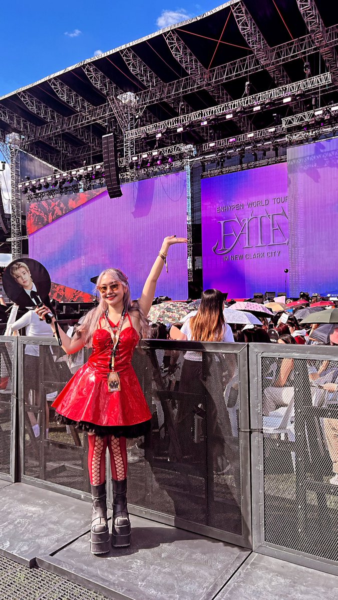 BTSamilee's tweet photo. The far travel, scorching heat, expenses, &amp; other challenges to attend Fate con was worth it after seeing your sensational performance.

Thank you for a surreal out of body experience @ENHYPEN_members I love you so much 🫶🏼 

Same date again next year, yeah?

#FATE_IN_NEWCLARKCITY https://t.co/dmtphoIChy