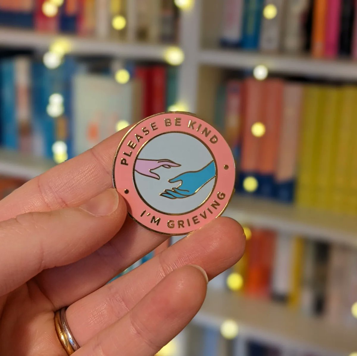 At the end of last year I lost one of my favourite people in the world. A kind friend sent me this @thegriefcast badge and I love it. Because my grief feels so obvious to me and yet I know it isn't to others. And sometimes I want it to be.