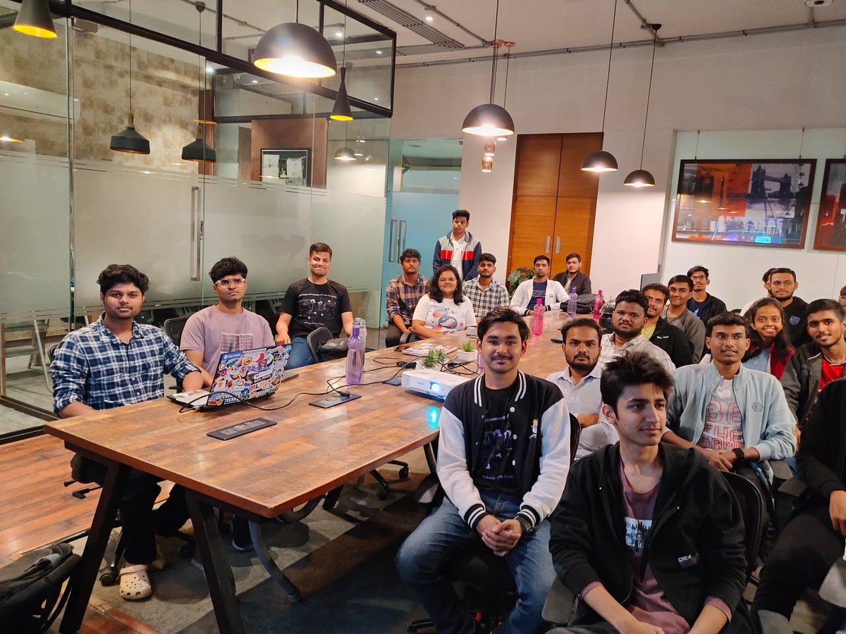 a_kraken_head's tweet photo. Took a workshop on Cairo Lang and how you can create smart contract using Cairo on Starknet 🚀.

Thanks for organising this meetup @0xgauravv @Ishandesh07 @ActualOnexyz https://t.co/2cFqmHuiEB