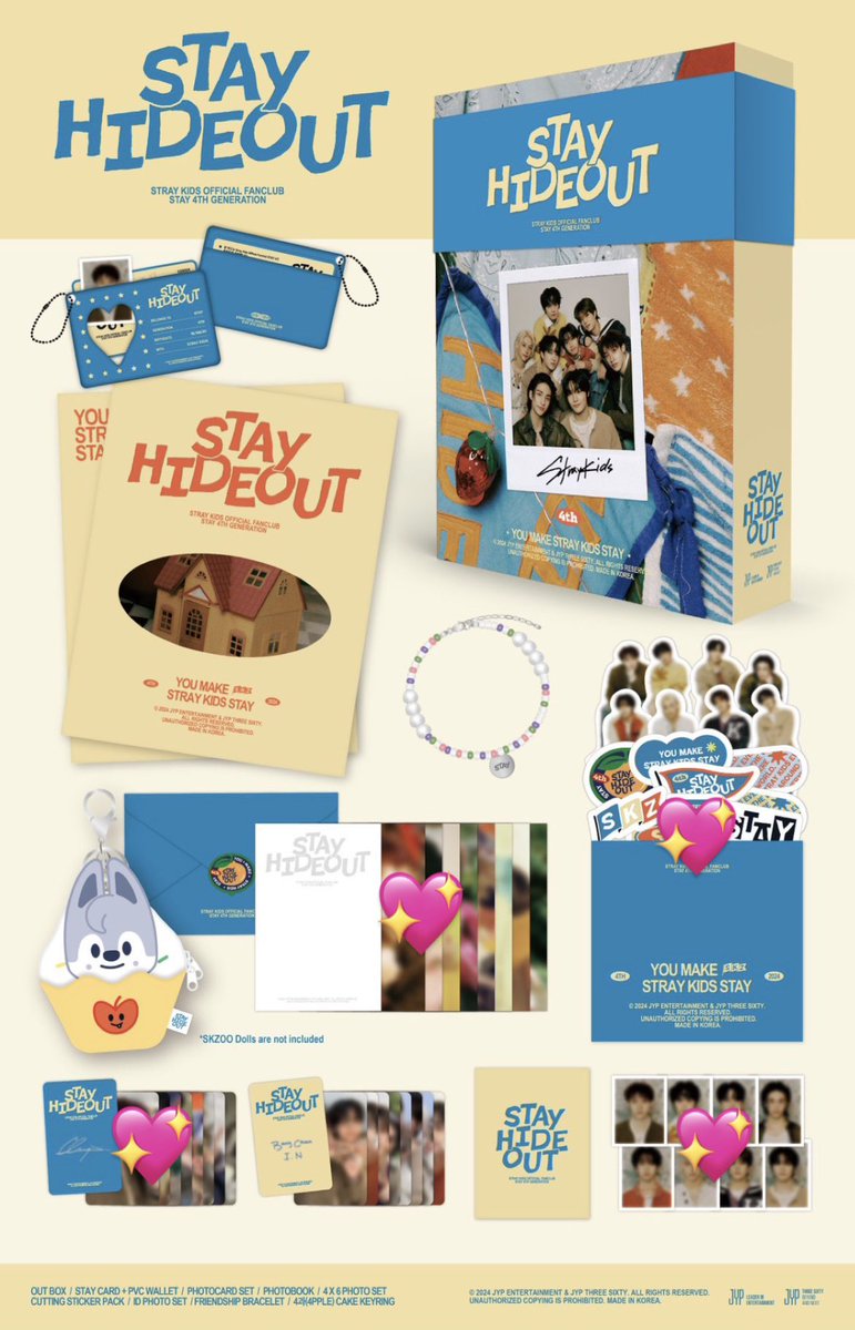 vellcanh's tweet photo. stray kids スキズ STAY4期 HIDEOUT キット 共同購入 交換

【譲】🐿️🐥🦊

【求】1枠900円(送料込)or本国シーグリ🦙との交換

メンバー別に分けれるものは全てお分けします🙆🏻‍♀️

ユニットもお譲り可能です(🦙以外)

支払いは銀行振込かPayPayとさせて頂きます。

お気軽にリプ、DMにてお声掛けください🌷 https://t.co/cnlGPO8AY5