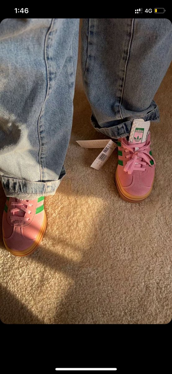 Noonillion's tweet photo. Adidas Gazelle Bold Shoes | اديداس 
السعر 660 ريال شامل https://t.co/I7ke55kqDB