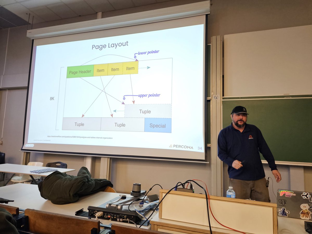 LizZ_Q's tweet photo. How important is improving the performance and cost efficency with Data Modeling in #postgresql by @elchinoBR in #fosdem2024 #devroom #database #opensource https://t.co/ICDoFUIdSt