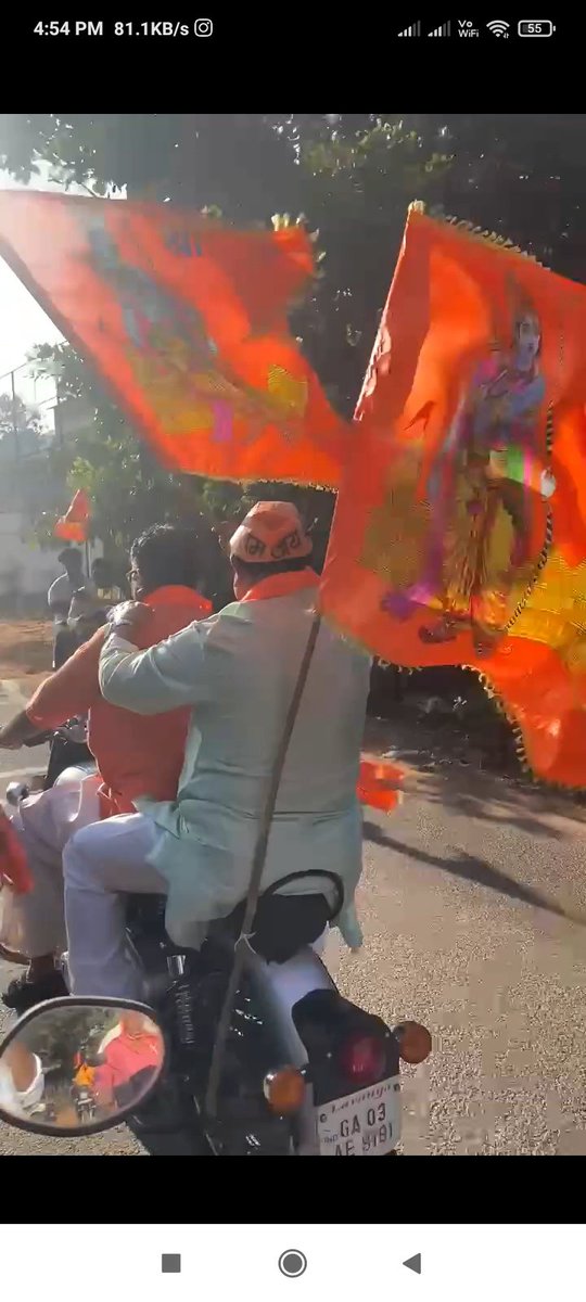 DayanandSopte's tweet photo. Commenced the BIKE RALLY at Shree Devi Bhagwati Temple, Parcem today on the eve of Consecration of Shree Ram Mandir at Ayodhya. Large number of Ram Devotees made the bike rally a huge success. #jaishreeram🙏 https://t.co/yYCOIzu7cR