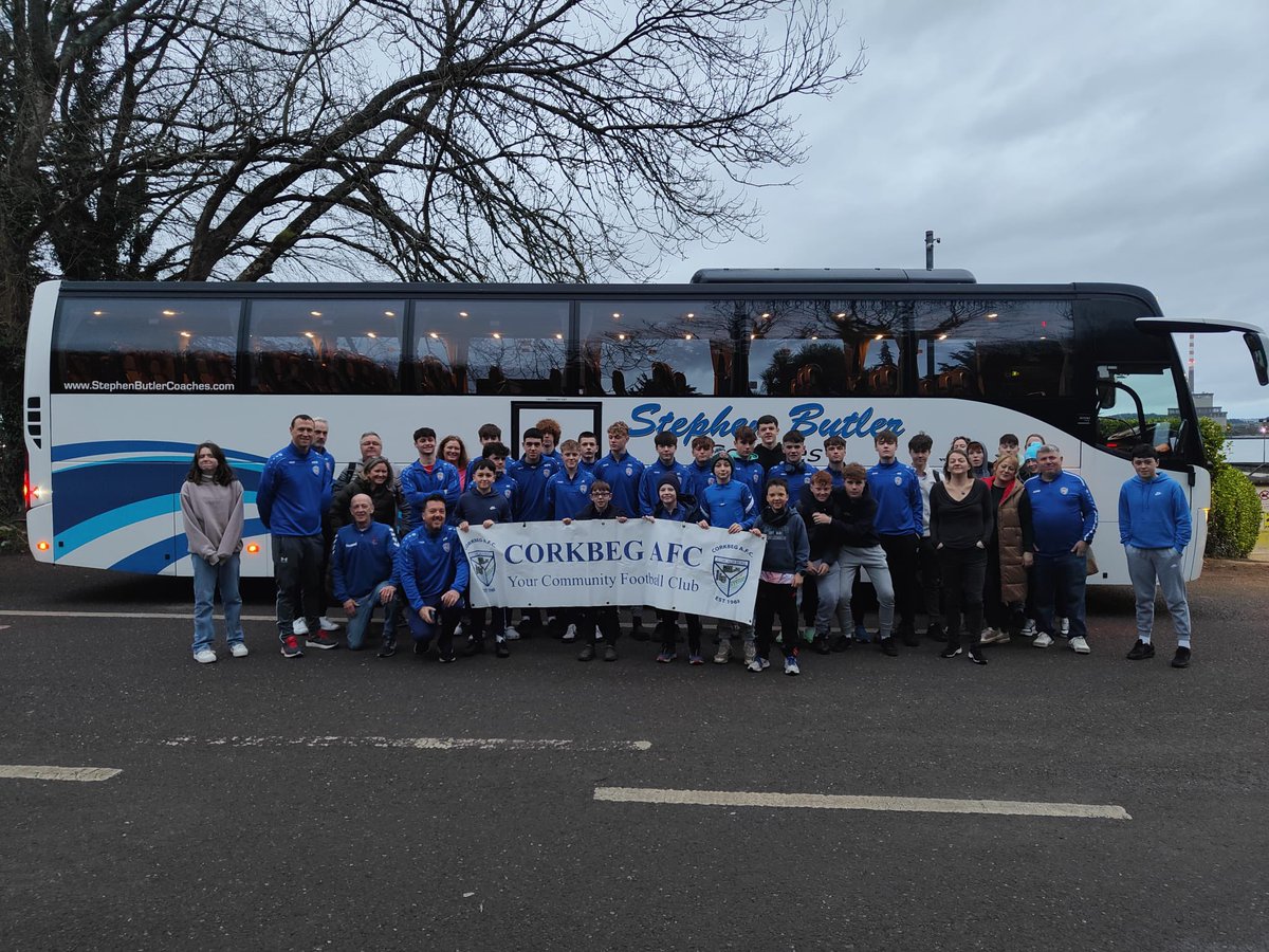 U16’s on the road to Dunshaughlin early this morning. Best of luck to all and most importantly safe travels. Cmon de beg 💙💙⚽️