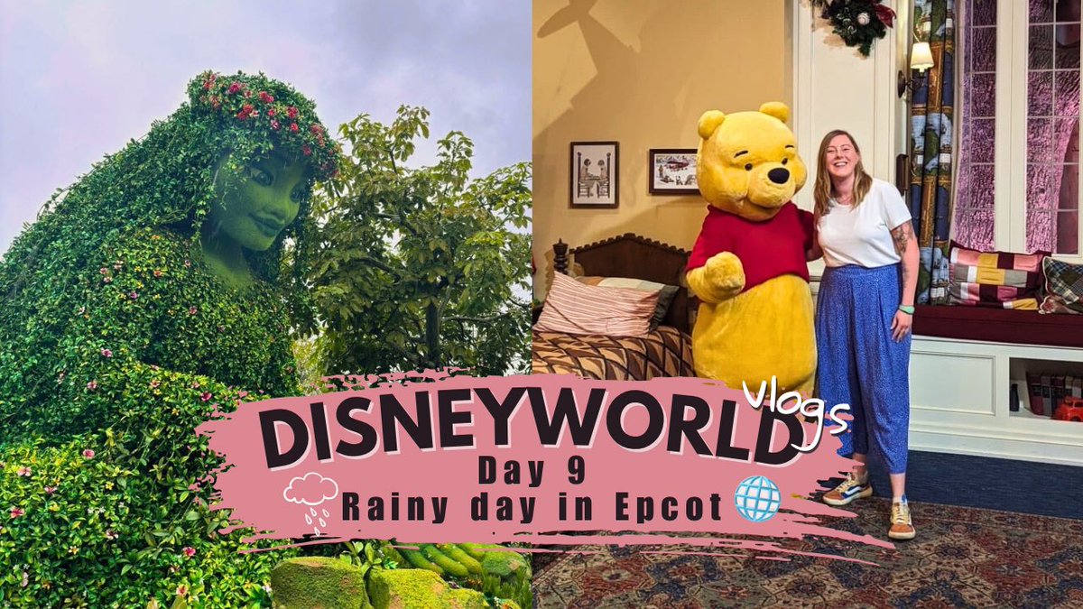 tarnya_l_smith's tweet image. WALT DISNEY WORLD VLOG - Day 9 a rainy day in Epcot! 

Come join us meeting Pooh, seeing Santa, try club cool for the first time, get tipsy, eat snacks and get drenched 😅
youtu.be/cmNRcev1iUM

#disneyvloggeruk #newyoutuber #YouTuber