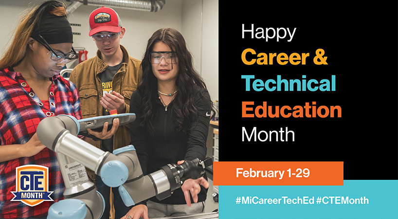 GCILearns's tweet photo. It’s Career and Technical Education Month! CTE prepares students for college and career success in high-skill, high-wage and high-demand careers in fields like health care, information technology, advanced manufacturing, hospitality, management &amp; more. GCI offers 26 programs! https://t.co/ni4eLcU4XG