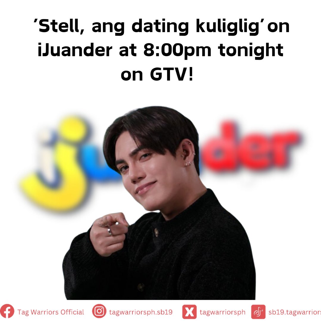 tagwarriorsph's tweet photo. Another Stell Ajero on national television! We’re always proud of you, Coach Stell! 💛

Thank you @iJuander_GTV for trusting our forever boyfriend! 🫶

Drop updated tags! ⬇️

HOST STELL ERA
@stellajero_ #SB19_STELL 
#IJuanderwithStell #StellJuander https://t.co/unRLp96dzC