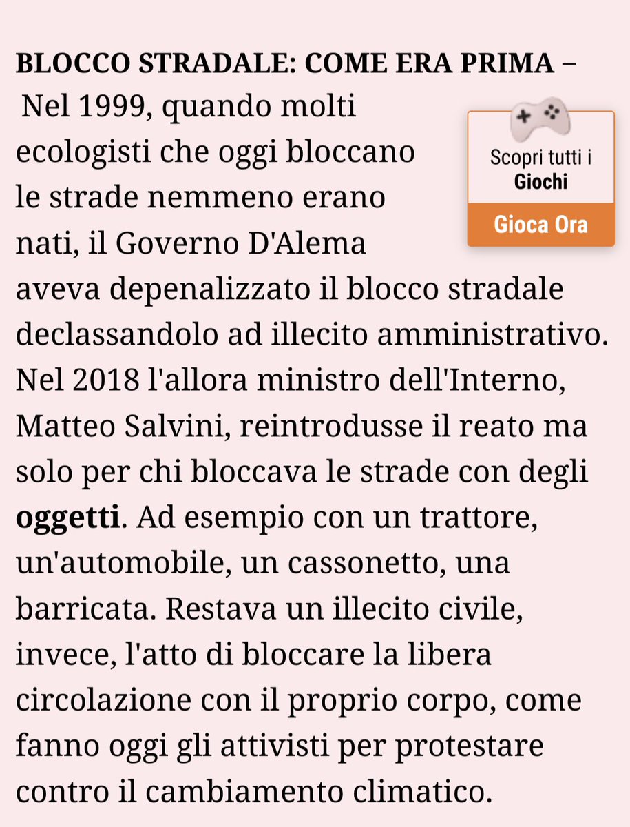 ilkatta's tweet photo. @cesco_78 Ma quello del reato di blocco stradale che fine ha fatto ? https://t.co/K3CPT9aiED