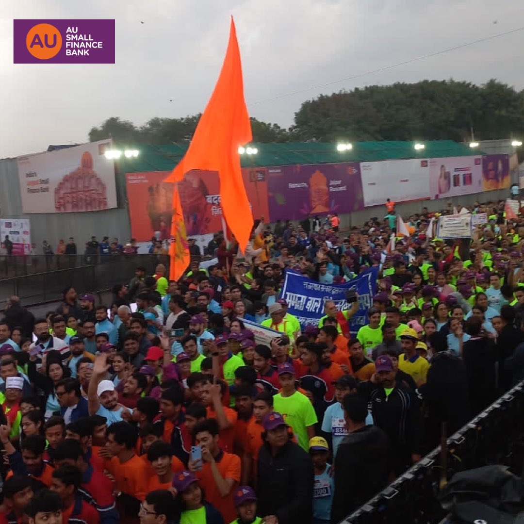 aubankindia's tweet photo. Glimpses of the #AUJaipurMarathon!
#AUJM #BeJaipurLegend #Marathon #15AUJaipurMarathon #RunJaipur #AUSmallFinanceBank https://t.co/RnaixmbpHI