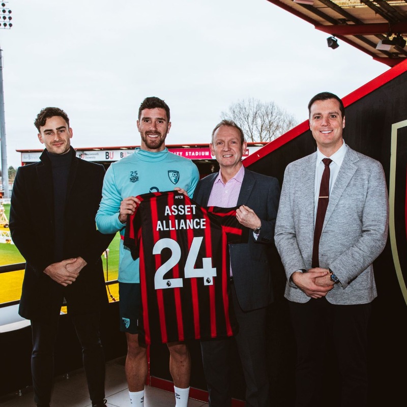 afcbournemouth's tweet photo. Welcome on board, Asset Alliance 🤝