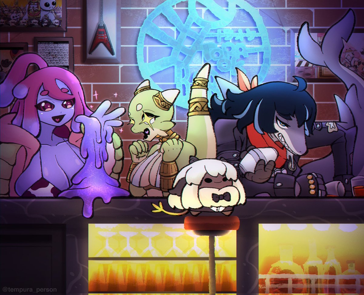 "The girls are out, Prepared for a night of drinking, and some Karaoke~"

Thanks again, For the wonderful piece!
<a href="/tempura_person/">Tempura Person (c0mms CLOSED!)</a>