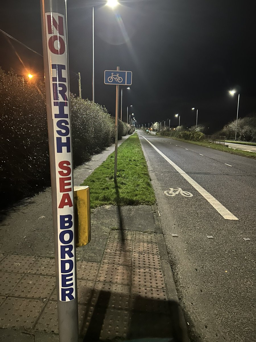 Indeed we are back to January 2021 as dozens of young loyalists were out last night across NI engaging in peaceful protest and starting to ramp up the pressure on DUP protocol implementers. Plenty more of this to come…