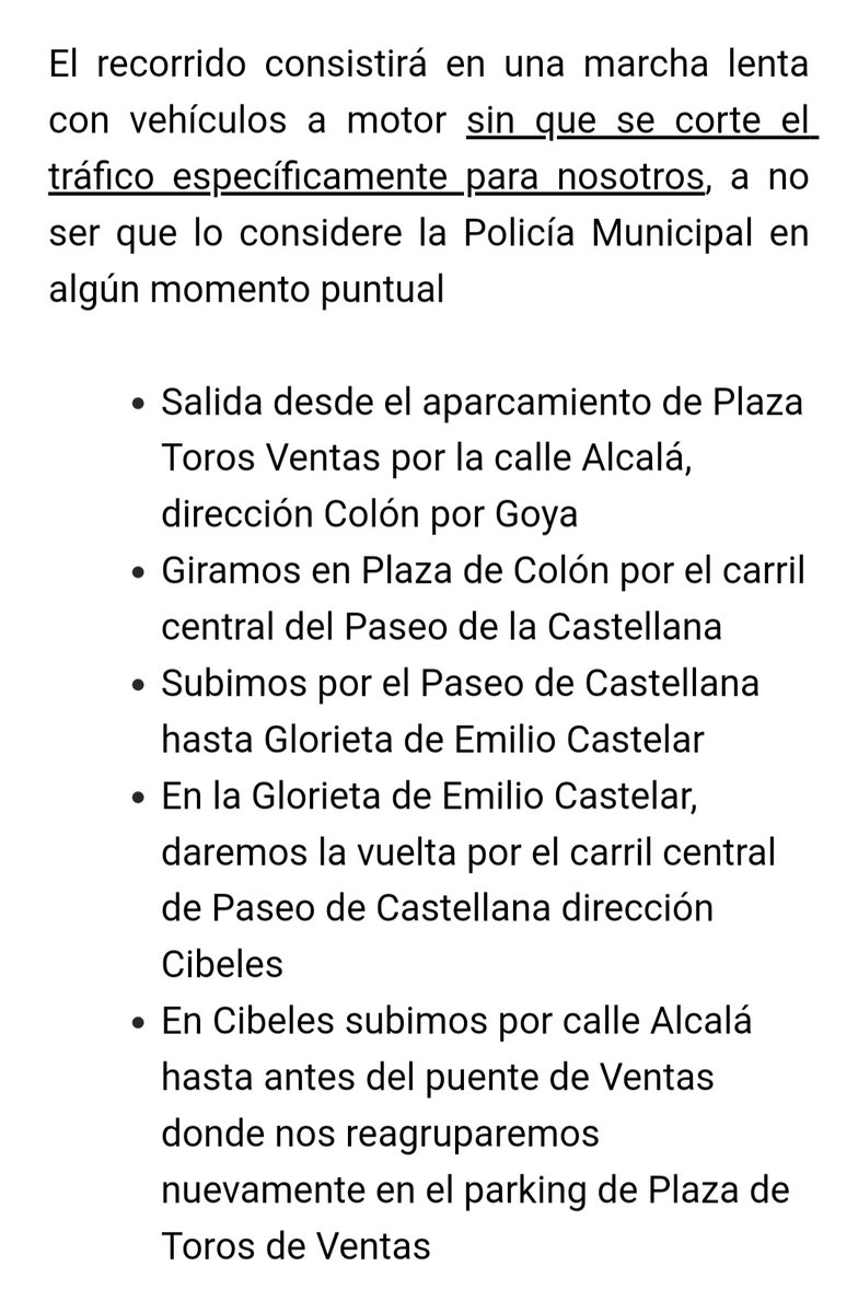 elDeAyuda's tweet photo. #porSiAyuda
Como digo siempre, yo simplemente doy la info objetiva (igual que los mapas de cómo se amplían ZBEs o las calles con parquímetros...)
#hoy en #Madrid, la manifestación es por la #libertaddecirculacion.
Para quien le interese, información y porqués en @SinPegatinaDGT https://t.co/8maoNDyf2m