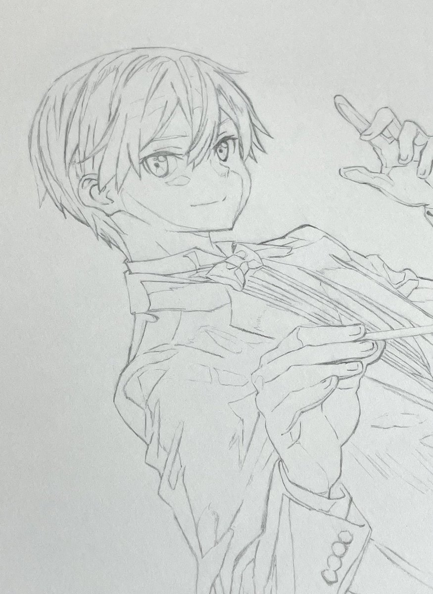 2307ar's tweet photo. 昨日バチボコに徹夜して描いたキ https://t.co/tQPHpTQeW3