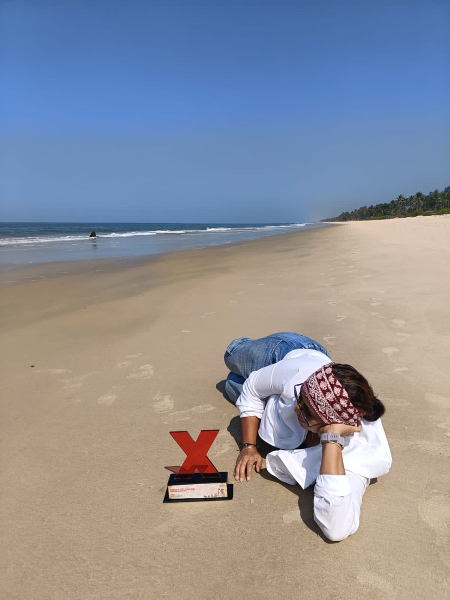 MeeraVelankar's tweet photo. Tedx talk at NITK  Surathkal on bringing tandem cycling to India , social issues , making of Guinness record and riding high altitude passes on tandem.@varun463 @TEDxNITK @ted https://t.co/oy5CfaorMu