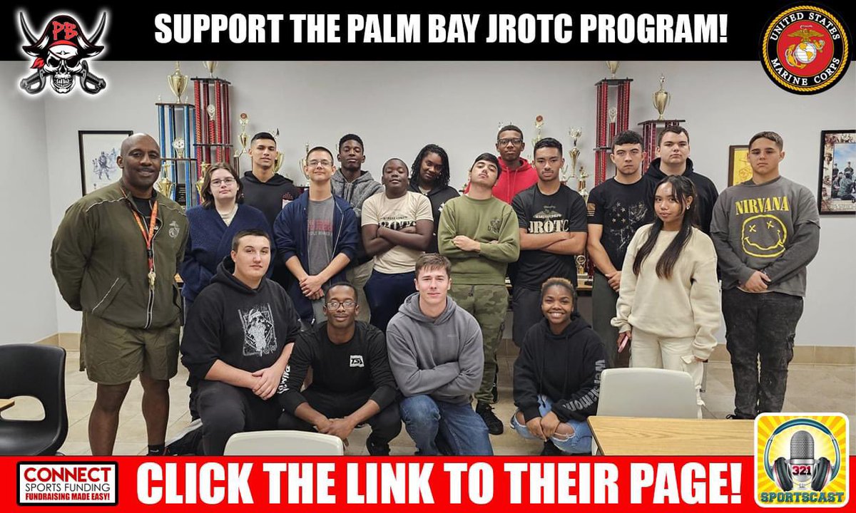 Palm Bay Magnet High (@palmbaymagneths) on Twitter photo J.R.O.T.C. PALM BAY HIGH SCHOOL - FUNDRAISER PAGE
Click the link and help them reach their goal so that they can get the necessary resources needed to keep paving the way for these amazing students coming through their program!!
๐๐๐๐ ๐บ๐ธ๐บ๐ธ๐บ๐ธ๐บ๐ธ๐๐๐๐ connectsportsfunding.com/donation/9tpFQโฆ J.R.O.T.C. PALM BAY HIGH SCHOOL - FUNDRAISER PAGE
Click the link and help them reach their goal so that they can get the necessary resources needed to keep paving the way for these amazing students coming through their program!!
๐๐๐๐ ๐บ๐ธ๐บ๐ธ๐บ๐ธ๐บ๐ธ๐๐๐๐ connectsportsfunding.com/donation/9tpFQโฆ