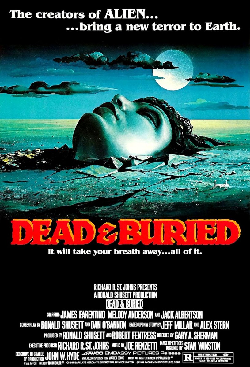 TheFilmFair's tweet photo. 4 Horror films 1 year - 1981 #Possession #DeadAndBuried #Inseminoid #NightmareInADamagedBrain https://t.co/Fvax6k2Otr