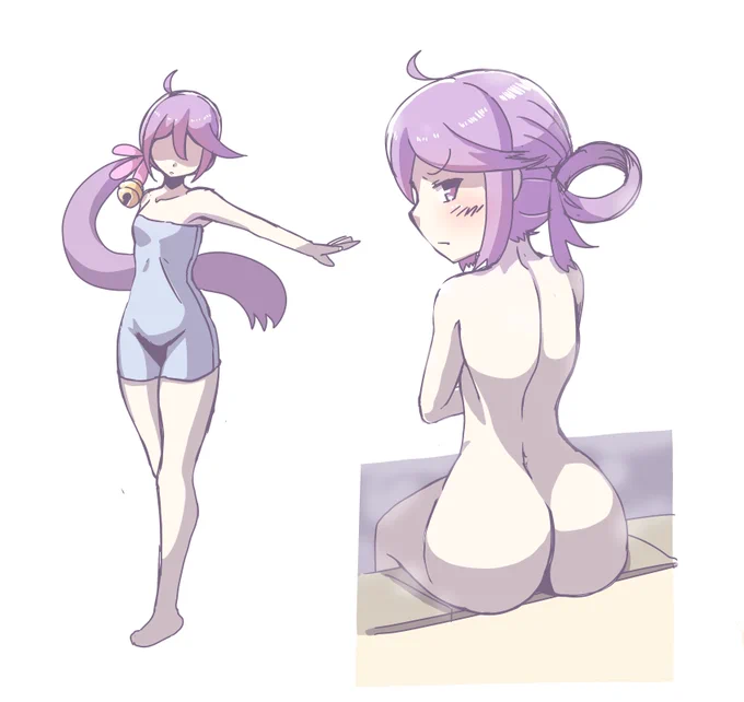 ぼのでポーズ練習っ 