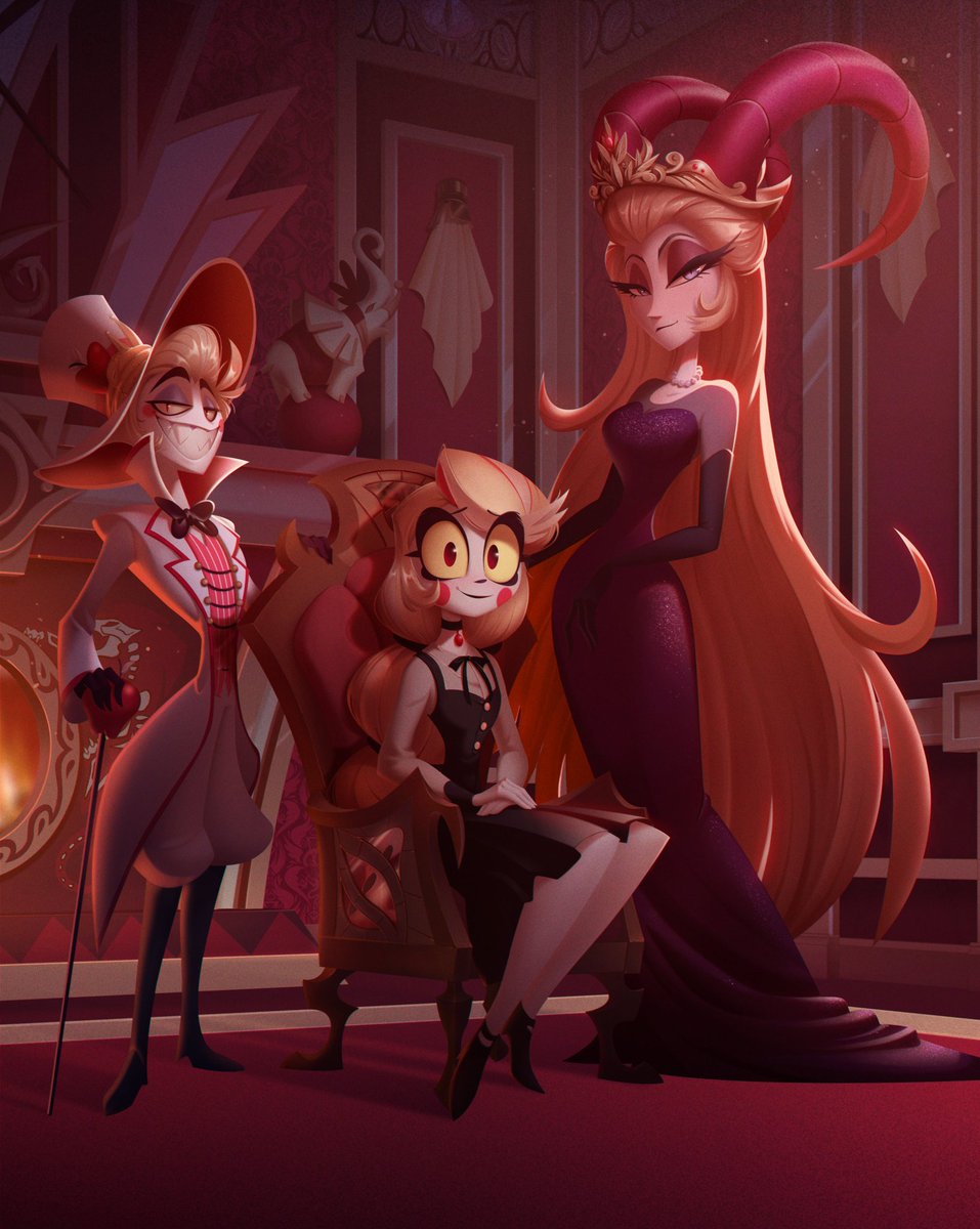 PetersonHector_'s tweet photo. They made Charlie the center of attention and put her in a chair, how cute. 💓
Crimson, fuck you.
#HazbinHotel #HelluvaBoss https://t.co/6tcaM7DHXt