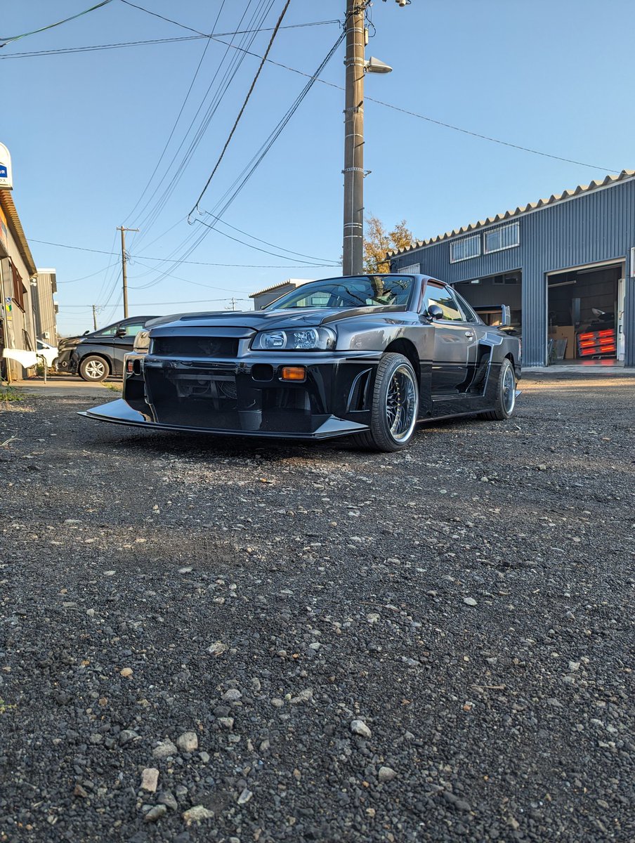 _freaks_garage's tweet photo. R34スーパーシルエット
 
ガンメタ×ブラック https://t.co/c7E7Cz8ZN2