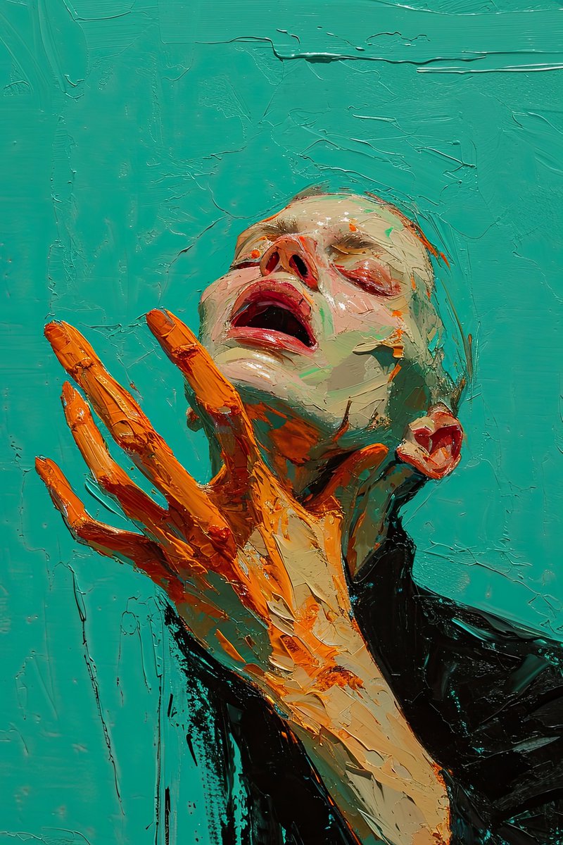 Reach

Reaching towards an elusive deliverance, fingers grasp at the  intangible. Her every movement reflects the urgency of a soul in search  of solace, a desperate plea echoing through the silent expanse of  anxiety.

makersplace.com/product/reach-…