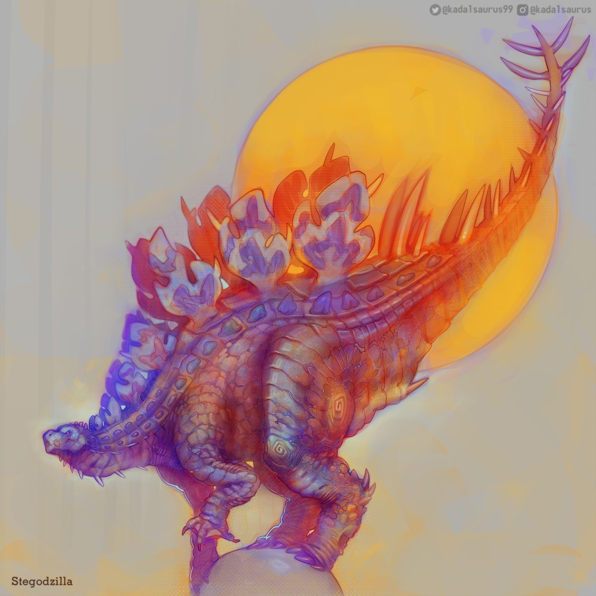 Kadalsaurus99's tweet photo. stegodzilla
#kaiju #kaijuart #gojira #godzilla #godzillaart #stegodzilla #zilla #kaijudrawing #kaijudesign #stegosaurus https://t.co/GsT4OE3XHt