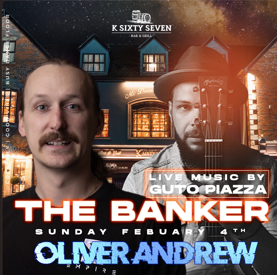 ksixty_seven's tweet photo. 🌟 Elevate your bank holiday at the hottest spot in town! 🎤 Guto Piazza live at 8:15, followed by DJ Oliver Andrew from 10:30 till close. 🕺🎶 The ultimate destination for non-stop vibes and pure entertainment! 🔥🥂 #BankHoliday https://t.co/UgAYG7B2bH