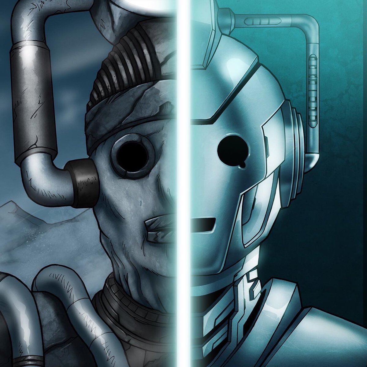RBIllustrations's tweet image. Apparently the #Cybermen are trending.

Here, have some of my Cybermen related work.

#DoctorWho
