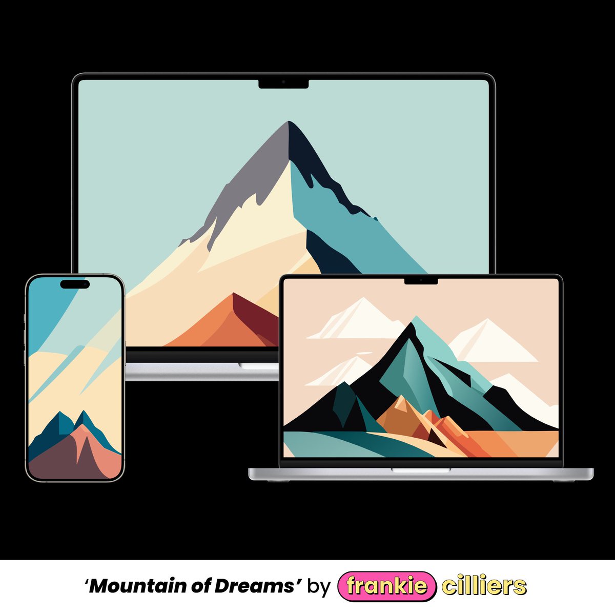 FrankieGStudio's tweet photo. Download my 🏔️ ‘Mountain of Dreams’ Macbook & iPhone wallpaper set here: https://t.co/RErEiSyawK
#mountains #iPhone #wallpapers #iphonewallpapers #Macbook #MacbookPro #macbookwallpapers https://t.co/pwxLsEGuz8