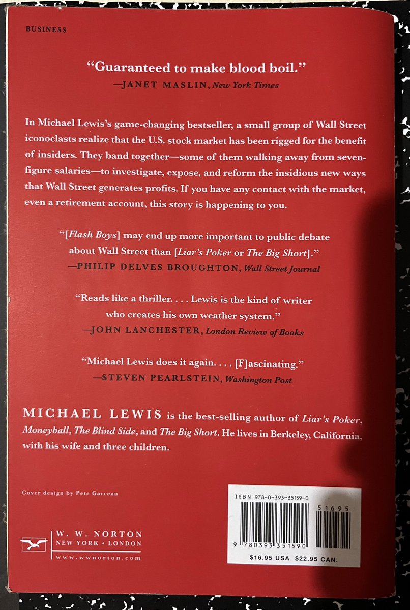 AlmostaTrader's tweet photo. Making of a trader! #Throwback #book #FlashBoys https://t.co/QLxVhJHT5b