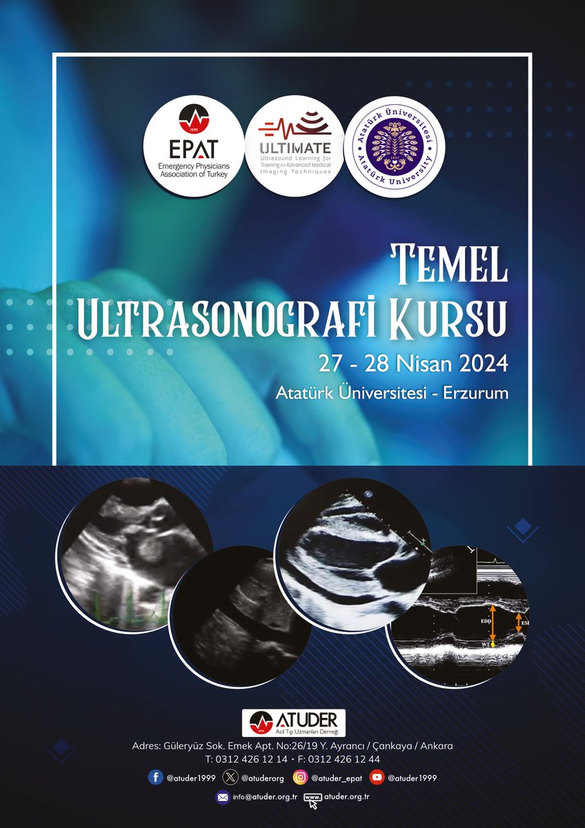 📌📣Temel Ultrasonografi Kursu Erzurum 27 - 28 Nisan 2024⏳
atuder.org.tr/etkinlikler/82… @atis_emre <a href="/BoraATUokm/">Bora Cekmen</a>