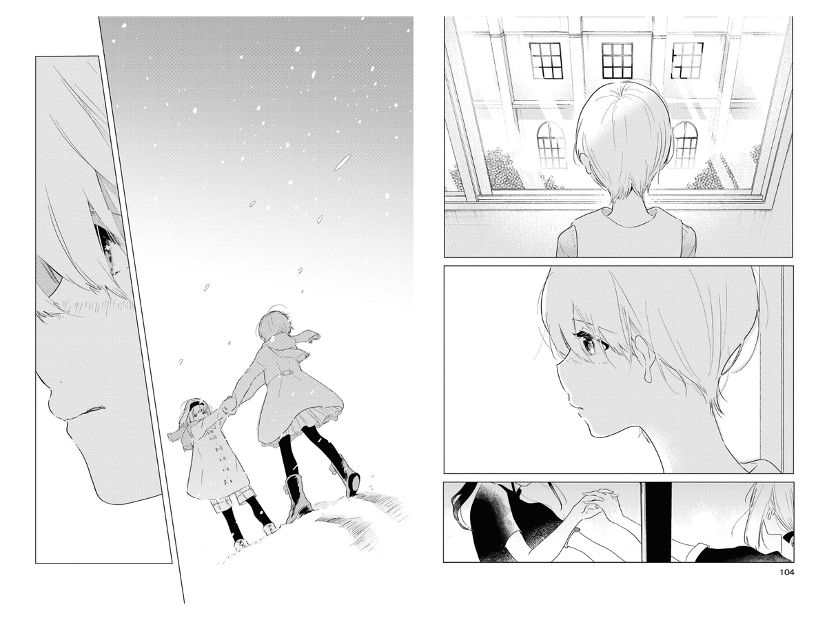 ========= 
#踊り場ふりかえり 3話 
=========  

🌼3話「rains cats and dogs」
最初のふたりの衝突、そして雨降りだったので
このことわざのタイトルにしよう!と思いました。

紫苑にしか入れなかったききの部屋に、
入っていったみちるでした。

#踊り場にスカートが鳴る 
