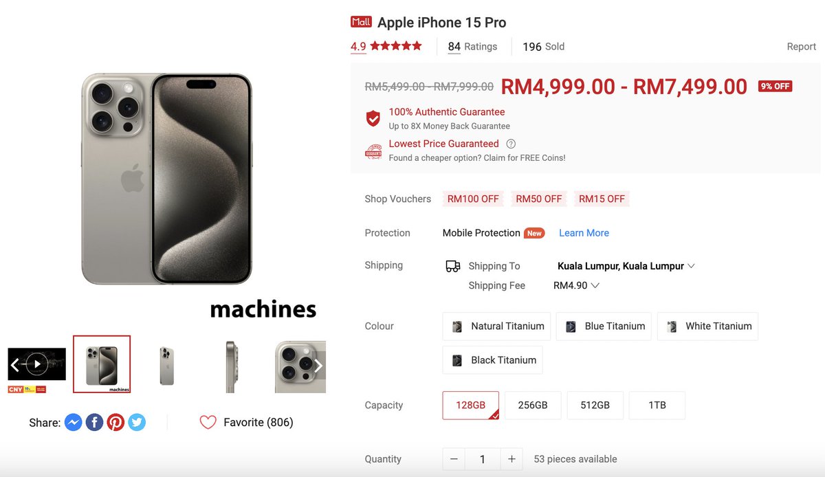 Cari iPhone 15 Pro? shope.ee/1LHF6qovjC