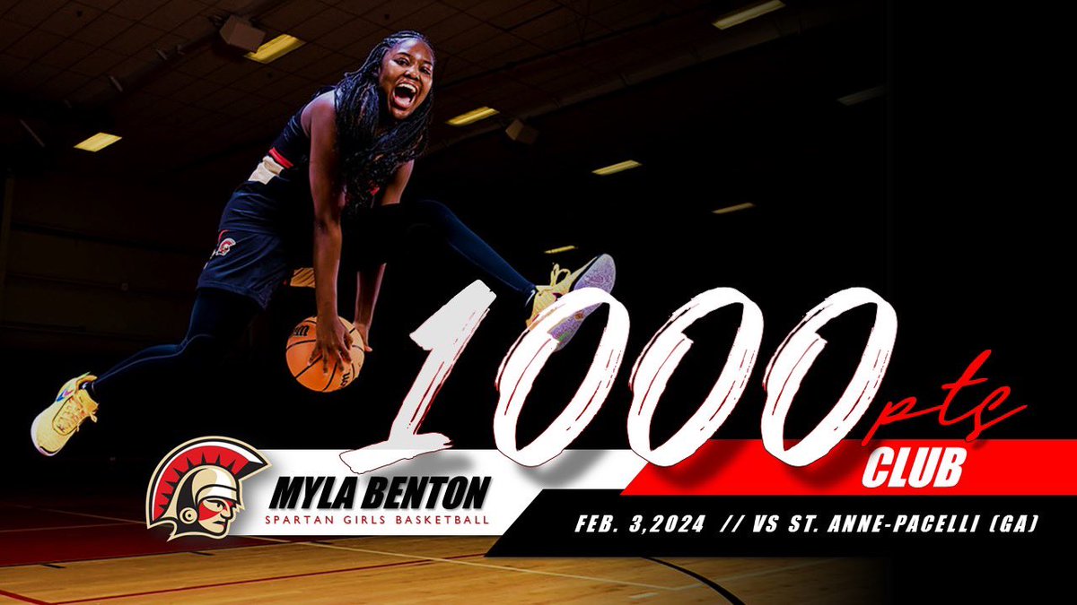 Congratulations to @MyyMyyyyyy for scoring her 1000th point on Saturday! Myla has made a tremendous impact on this program and we know the best is yet to come for her! #B4US