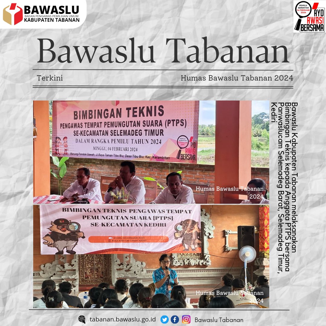 BawasluTabanan's tweet photo. https://t.co/72UtNEoFiP