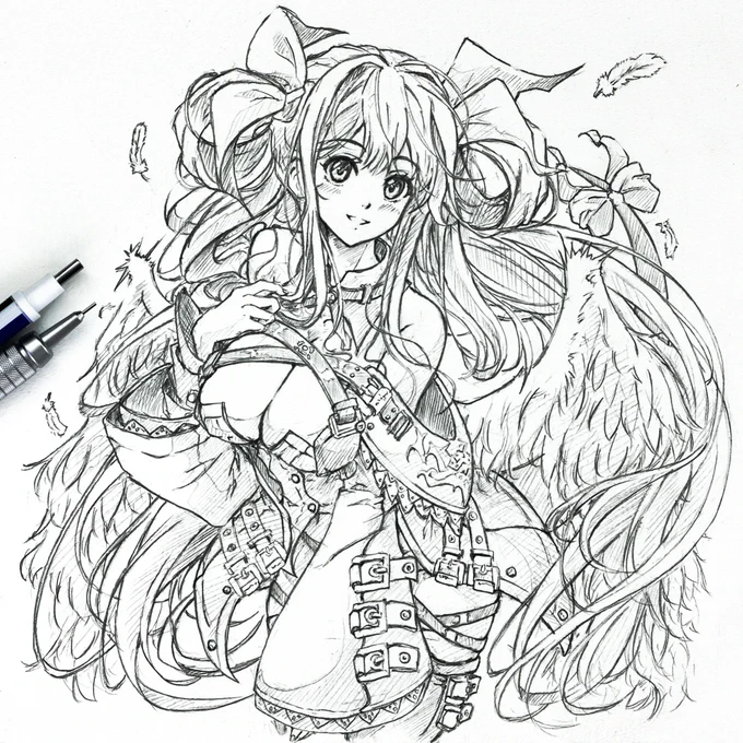 ディズィーさん😍
最高に可愛く描けたと思います😌
#GuiltyGear #ギルティギア 
