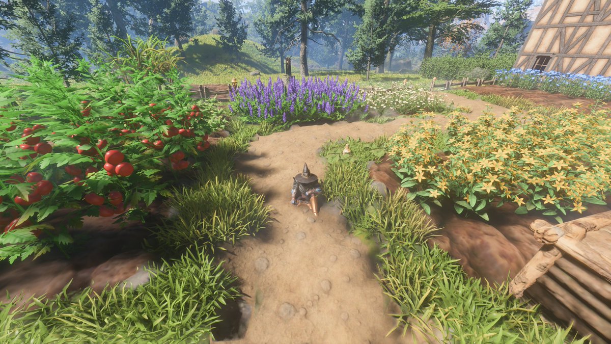 Hurrvs's tweet photo. Nothing like relaxing in your garden before stream! Going live with Hollow Knight now and some LotF coop with @aPlotTwistVT later https://t.co/4ZS6rYPLWn