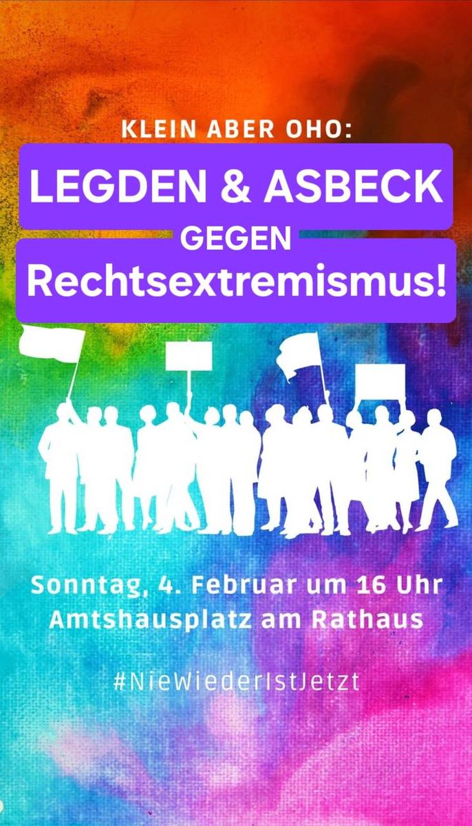 BaumbergOwl's tweet photo. Heute um 16 Uhr:
#Legden & #Asbeck #gegenRechtsextremismus!
Amtshausplatz Legden
#NieWiederIstJetzt https://t.co/j8gstbJSaA