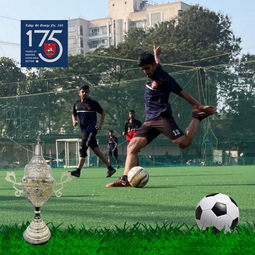 Some great action shots from the group stages of the inaugural edition of the #LodgeStGeorgeCup annual football tournament organised by Lodge St George No. 549 - UGLE to raise funds for #charity and generate interest in #freemasonry among the youth
<a href="/UGLE_GrandLodge/">United Grand Lodge of England</a> <a href="/DglBomEC/">DGL_Bombay</a>
