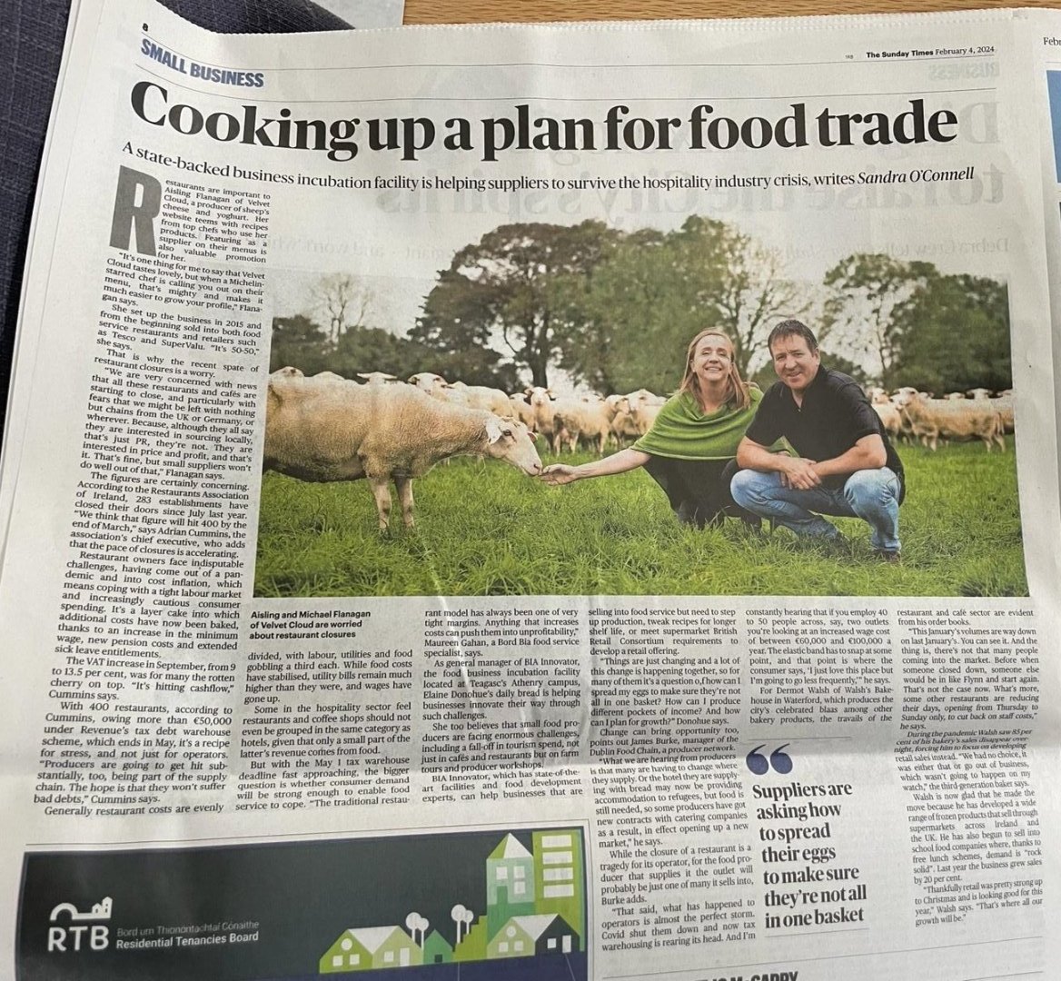 Velvet Cloud (@aislingroche1) on Twitter photo Thanks Sandra O C- Sunday Times for this & highlighting the challenges. Unless something is done, more local independent restaurants followed by small food producers will be in trouble. Good to see others incl <a href="/adriancummins/">Adrian Cummins 🇮🇪🇪🇺</a> who know the sector well comment in the article too. Thanks Sandra O C- Sunday Times for this & highlighting the challenges. Unless something is done, more local independent restaurants followed by small food producers will be in trouble. Good to see others incl <a href="/adriancummins/">Adrian Cummins 🇮🇪🇪🇺</a> who know the sector well comment in the article too.
