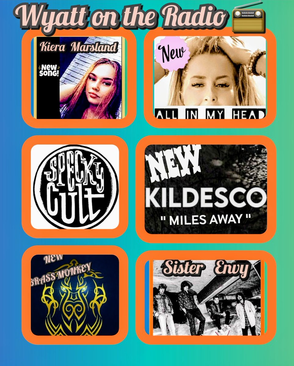 wyattpauley's tweet photo. @Kildesco new " Miles Away
@BigCondoRecords #Charliee
Lose my mind
@luxthereal1 new " Sharon @funkmonkeymetal new " Sandy
@libelulaec Don't U come crying
@jam_tako3 Turn Down the Loud @JeanCabbie Even close
@DirtyHoneyBand Rolling 7's
@EditTheTideBand new
Ambience https://t.co/51F3xoqEiF