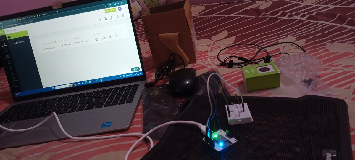 Shrunkhal_a's tweet photo. Wohoo..🥳
I'm happy to claim that I have started contributing to iot.
And this is my 1st IoT project - Plant_monitor device using Light dependent resistor💡
#iot #code

Here's the link..
https://t.co/3AIvqQznaq

@boltiot @ppv999 https://t.co/5jDnwGKV28