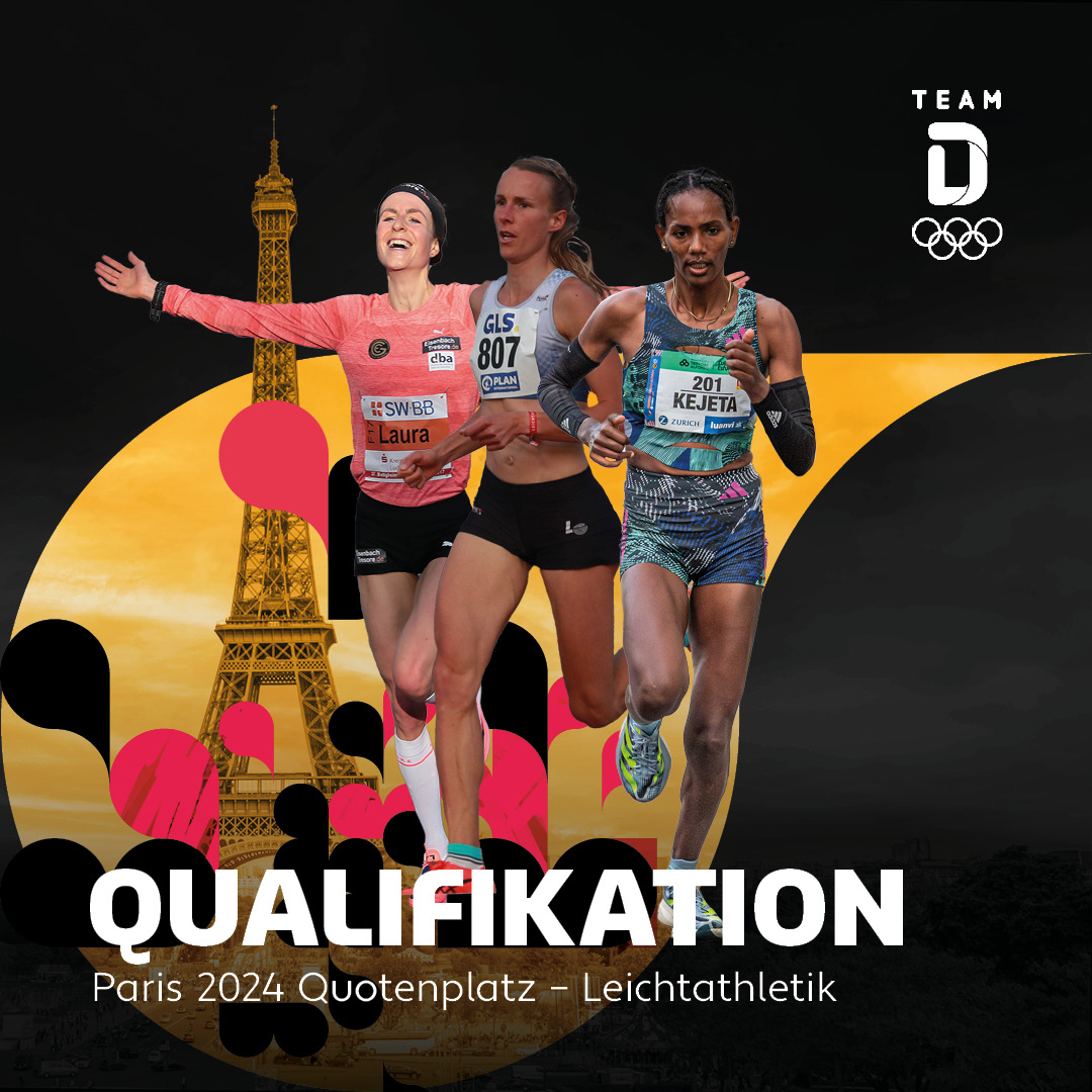 ✨ Unsere Läuferinnen machen ebenfalls 3 Marathon-Quotenplätze für Paris sicher! 💪
🇫🇷 Drei deutsche Marathon-Läuferinnen sind in der Top 65 der Weltrangliste und machen damit die Paris-Tickets klar! 😍
#TeamD #RoadToParis #Marathon | <a href="/dlv_online/">leichtathletik.de</a>