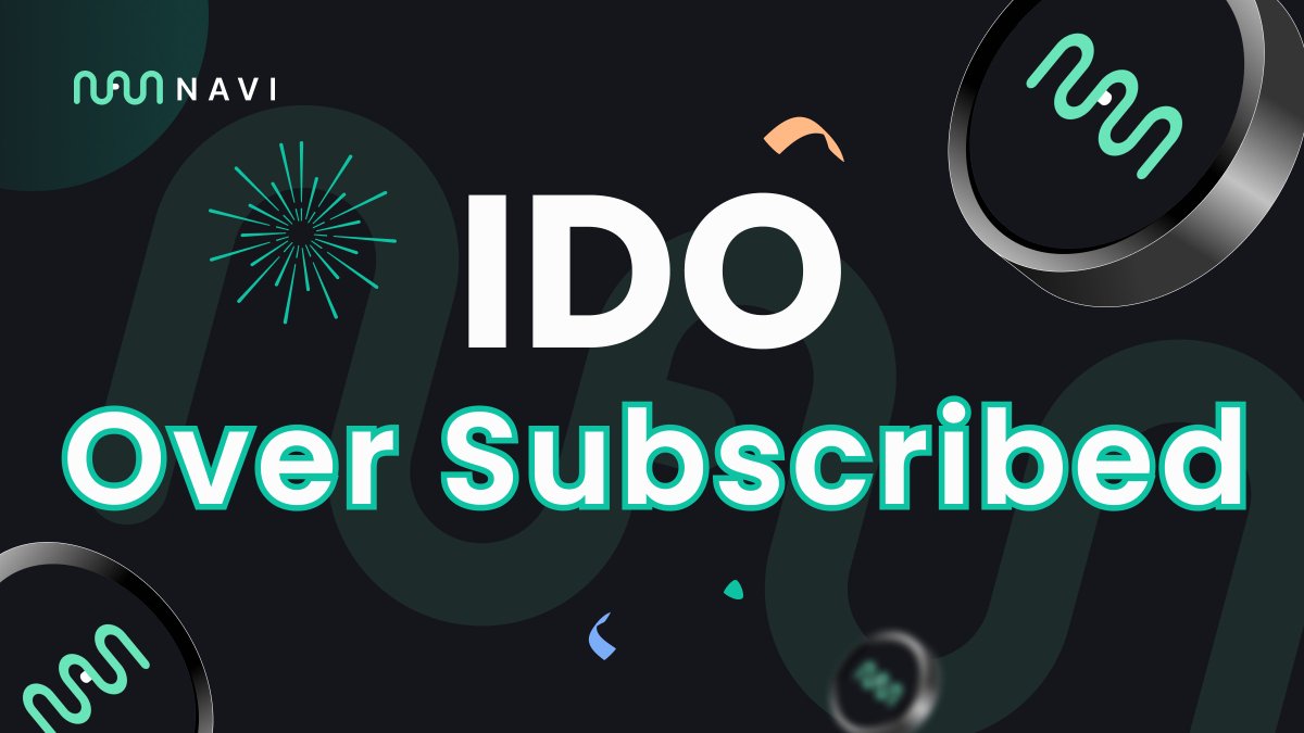 Navigators, we're amazed to share that our $NAVX Initial DEX Offering on <a href="/CetusProtocol/">Cetus🐳</a> LaunchPad was oversubscribed 10 seconds after opening!  

Just the beginning ⏩