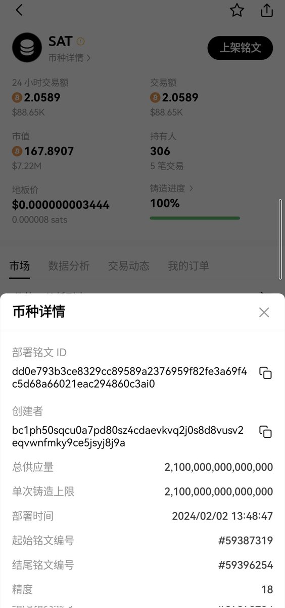 DWFL_DAO's tweet photo. 玩铭文的新韭菜们得注意，买这样的铭文等于给庄家送钱，至于为什么，可以问身边的老韭菜！😃😄 https://t.co/Vxfb9lRa86